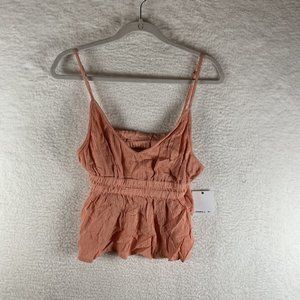 O'Neill Kelby‎ Tank Top Women's S Dessert Flower V-Neck Spaghetti Pullover 8004